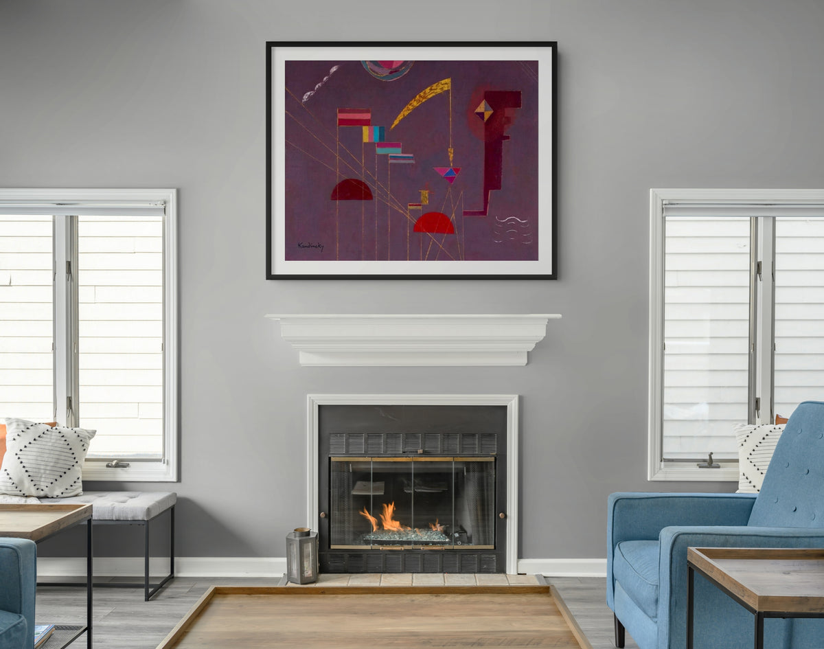 Couple à cheval - Vassily Kandinsky - Toile premium 430g (qualité galerie)