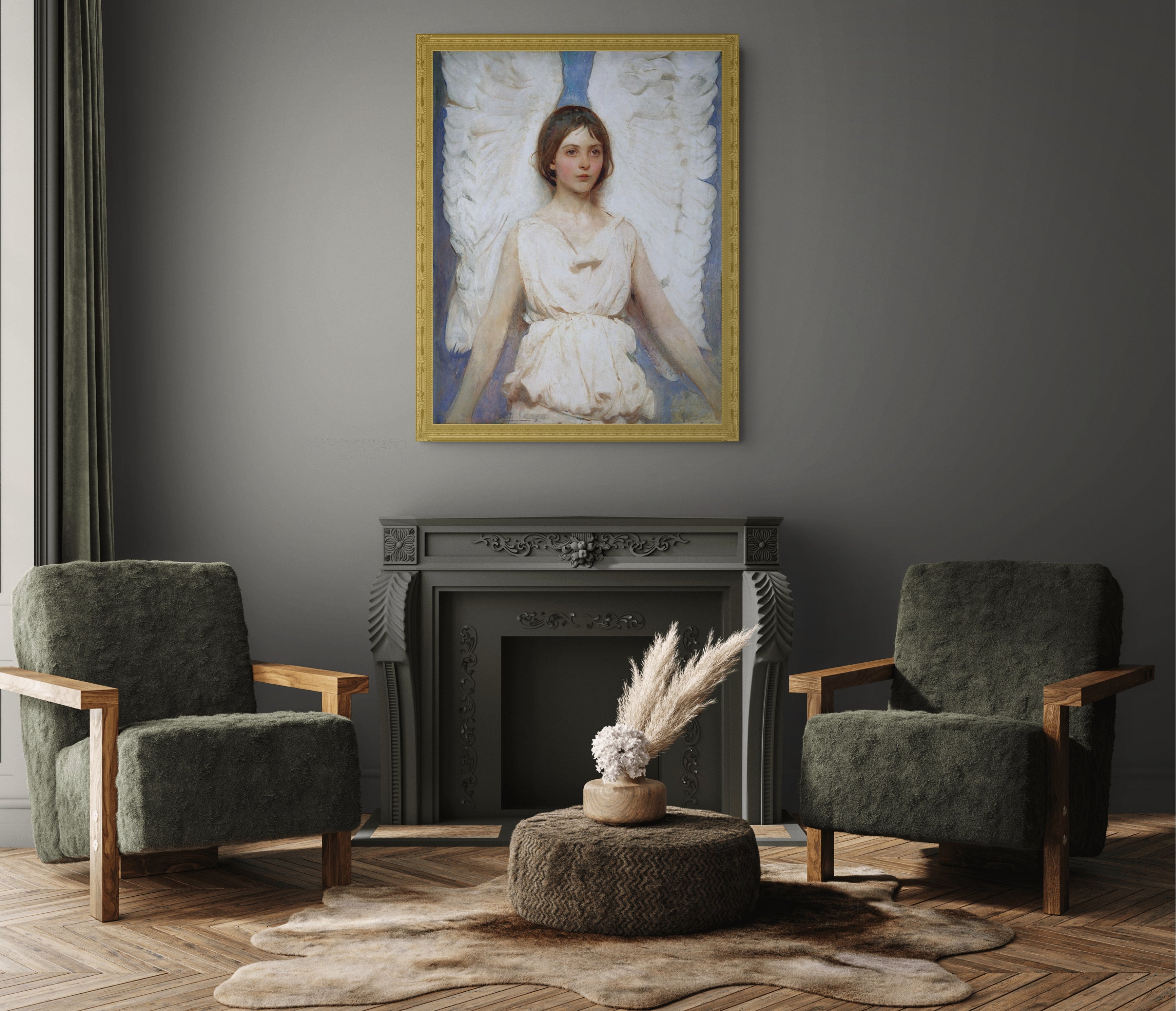 Angel - Abbott Handerson Thayer - Premium Canvas 430g (gallery quality)