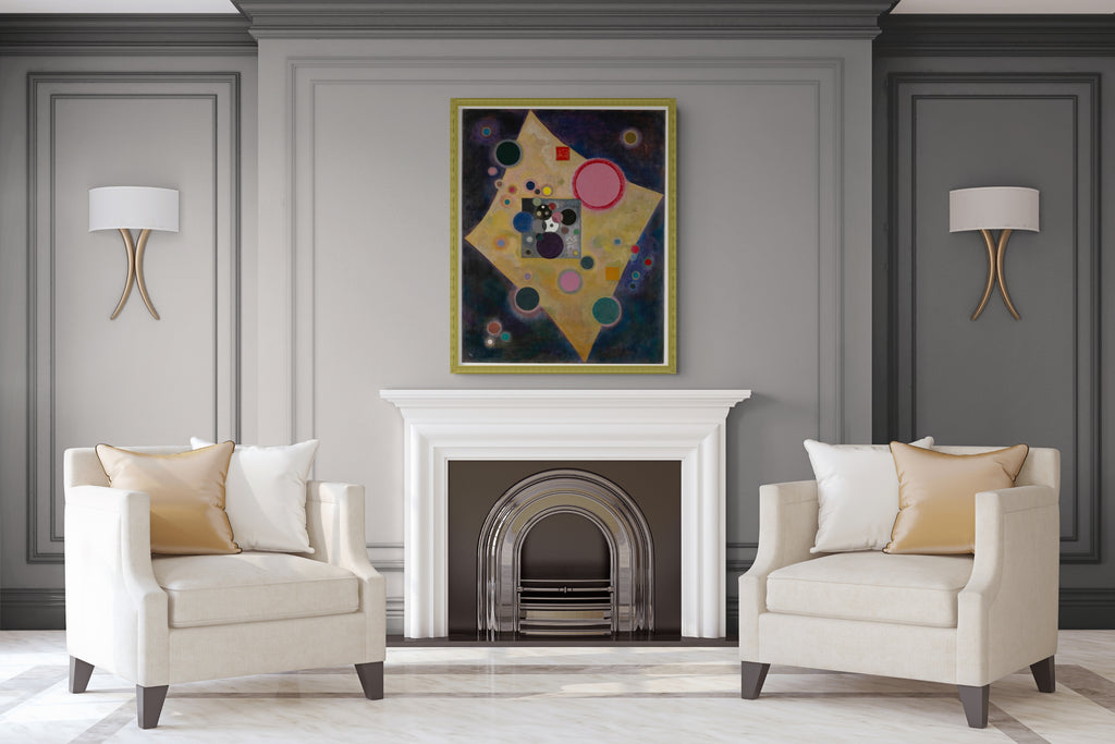 Acento en rosa - Wassily Kandinsky - Lienzo premium 430g (calidad de galeria)