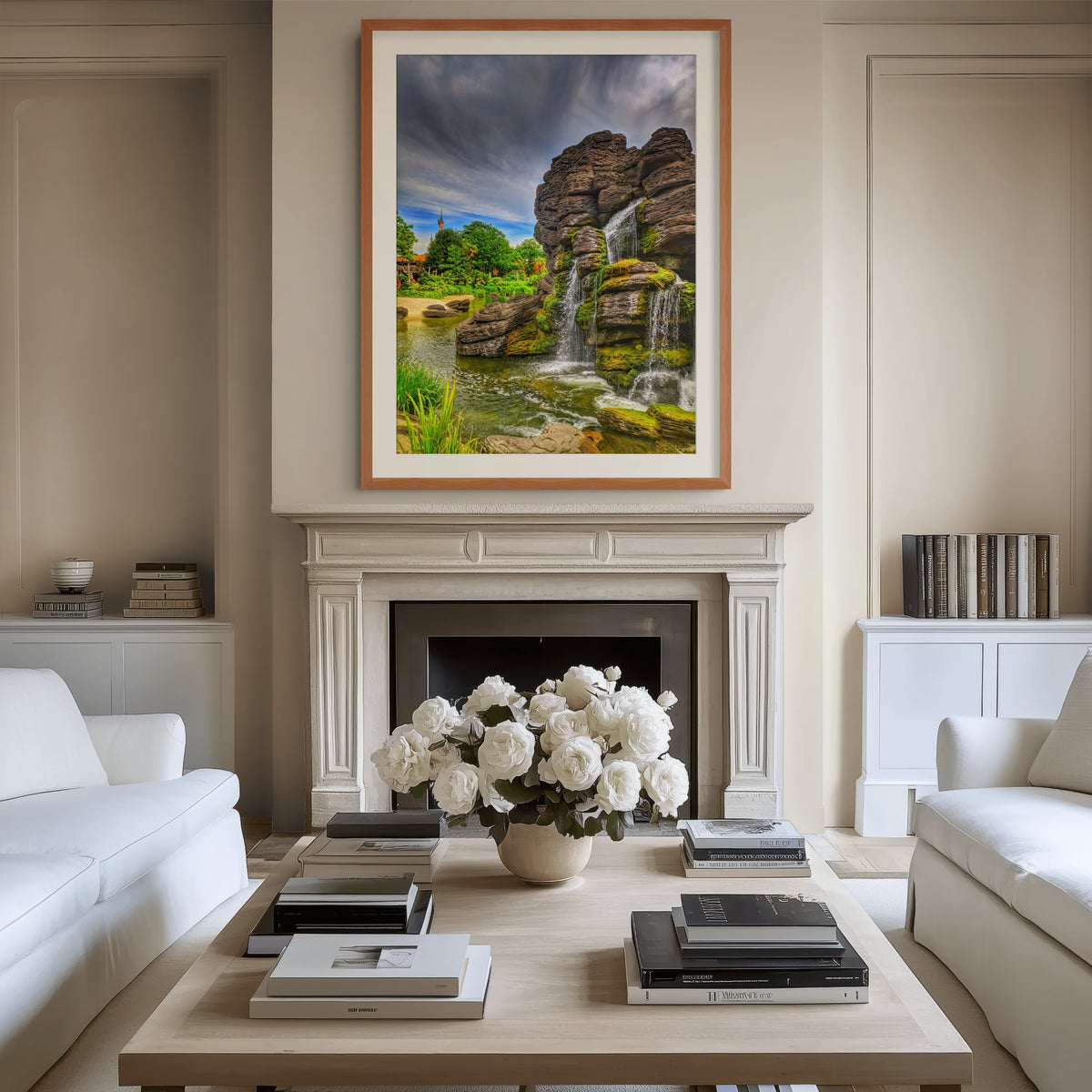 Cielo y Paisaje - Lienzo premium 430g (calidad de galeria)