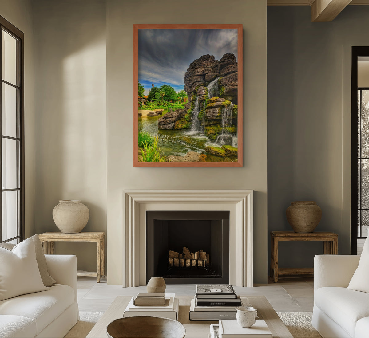 Cielo y Paisaje - Lienzo premium 430g (calidad de galeria)