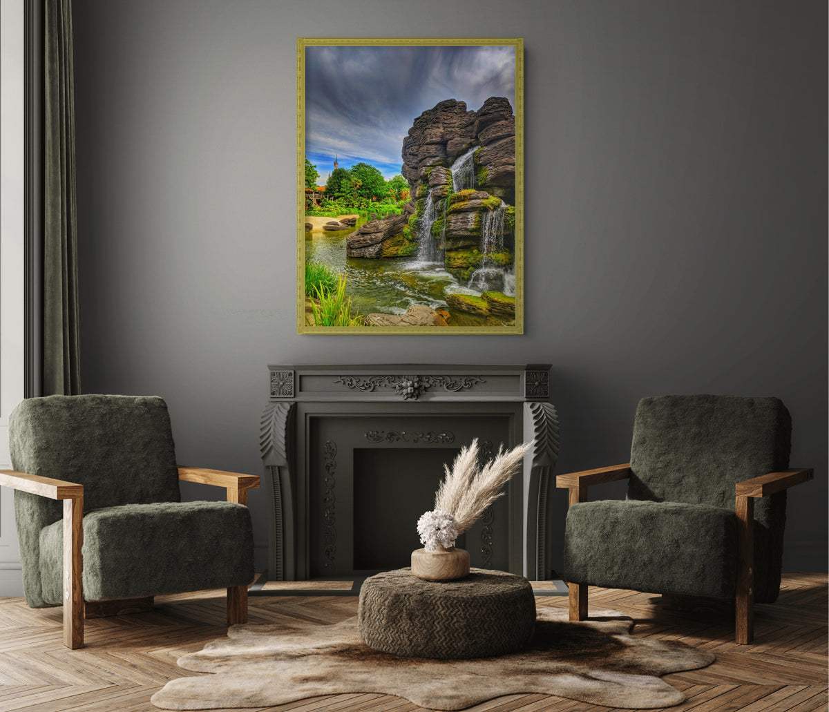 Cielo y Paisaje - Lienzo premium 430g (calidad de galeria)