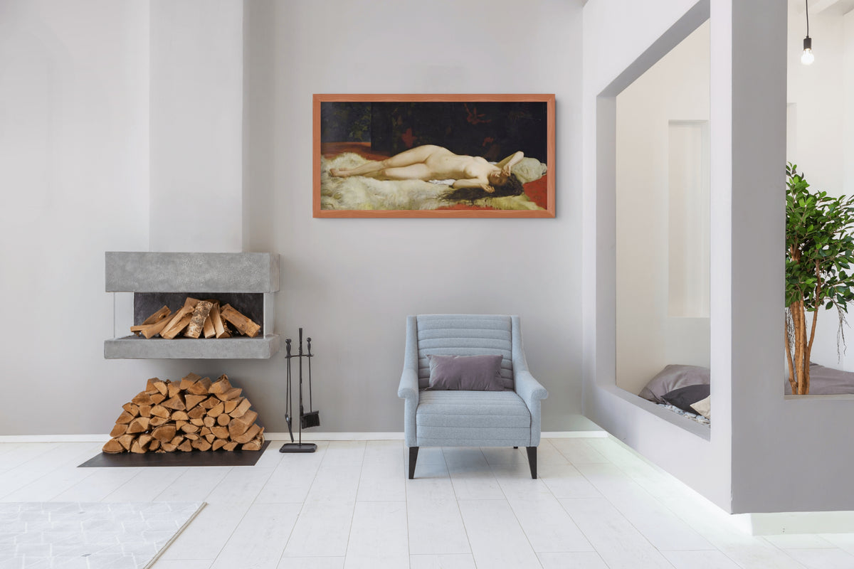 Desnudo reclinado - Alphonse Lecadre - Lienzo premium 430g (calidad de galeria)