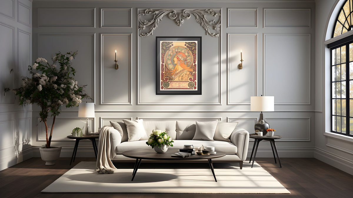 Zodiac - Alphonse Mucha - Premium Canvas 430g (gallery quality)