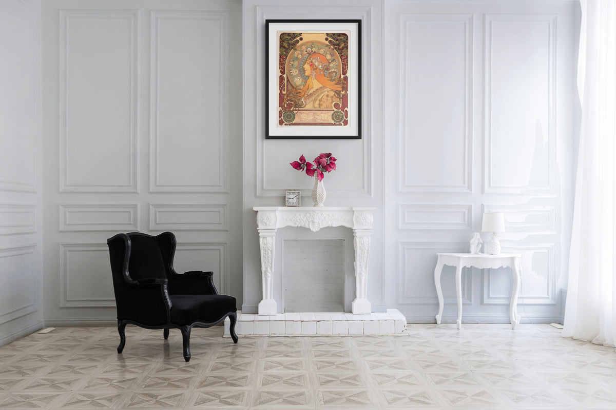 Zodiac - Alphonse Mucha - Premium Canvas 430g (gallery quality)