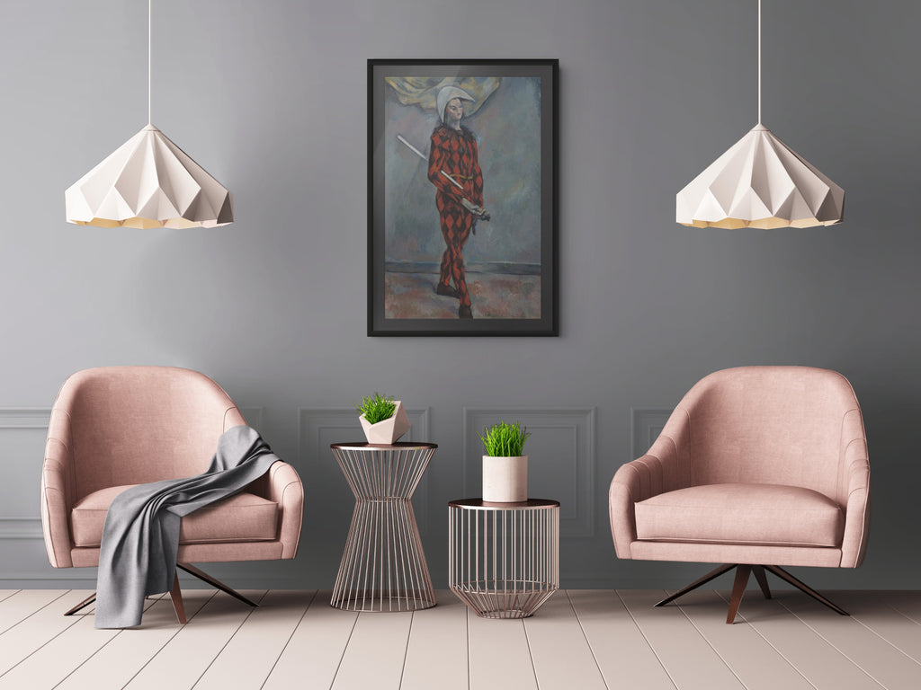 Arlequin -Paul Cézanne - Toile premium 430g (qualité galerie)