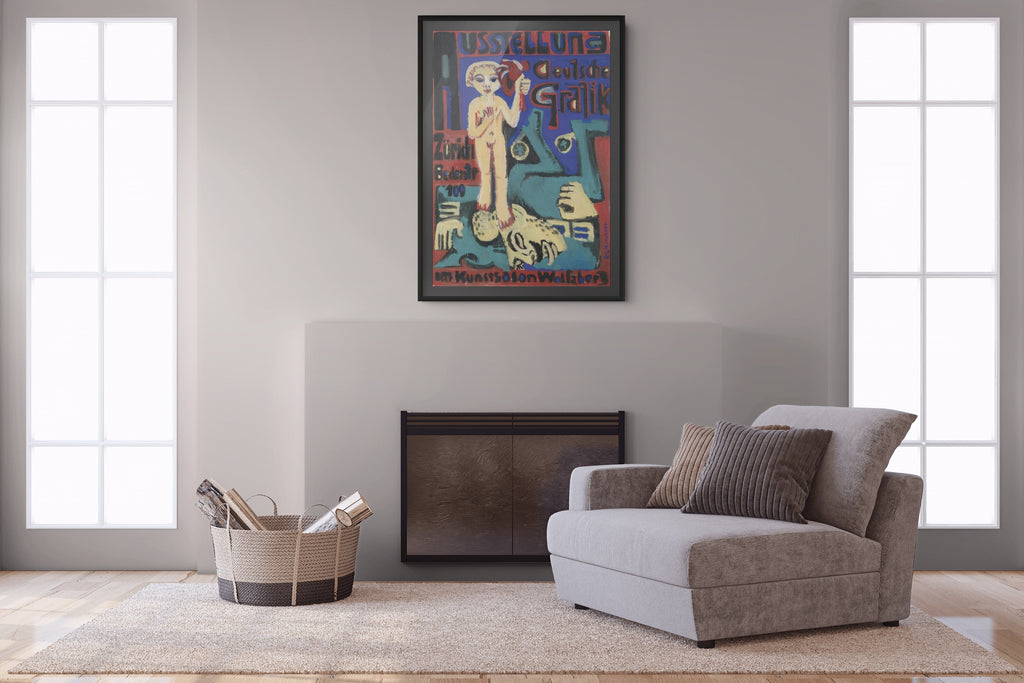 La danseuse - Ernst Ludwig Kirchner - Toile premium 430g (qualité galerie)