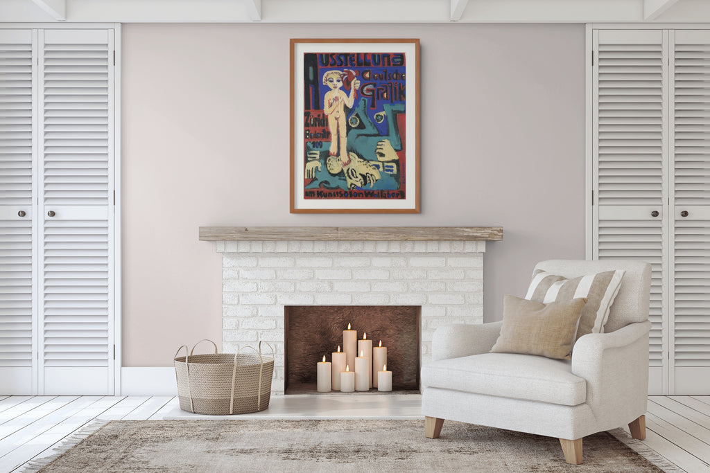 La danseuse - Ernst Ludwig Kirchner - Toile premium 430g (qualité galerie)