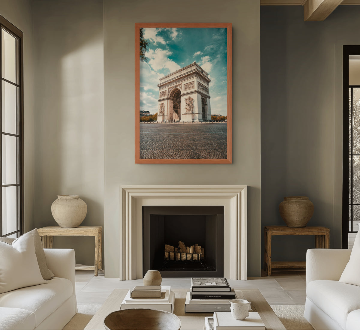 Cielo y Paisaje - Lienzo premium 430g (calidad de galeria)