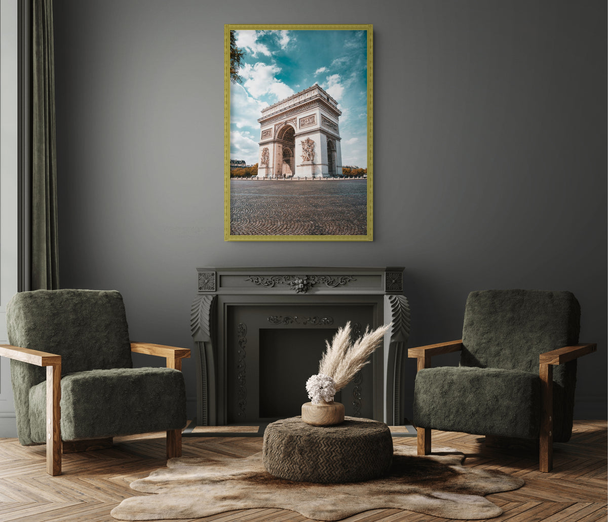 Cielo y Paisaje - Lienzo premium 430g (calidad de galeria)