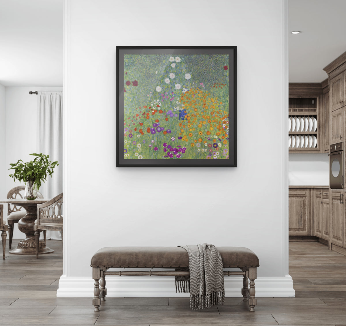Farm Garden - Gustav Klimt - Premium 430g Canvas (gallery quality)