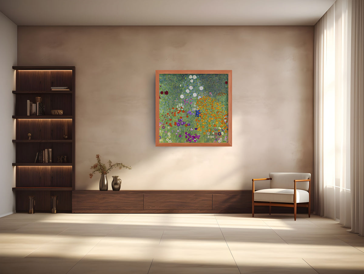 Farm Garden - Gustav Klimt - Premium 430g Canvas (gallery quality)