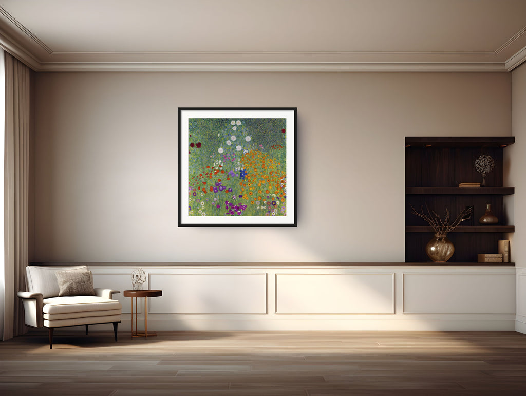 Jardin de ferme - Gustav Klimt - Toile premium 430g (qualité galerie)