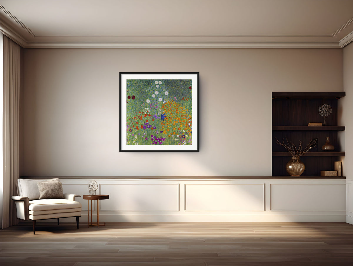 Farm Garden - Gustav Klimt - Premium 430g Canvas (gallery quality)