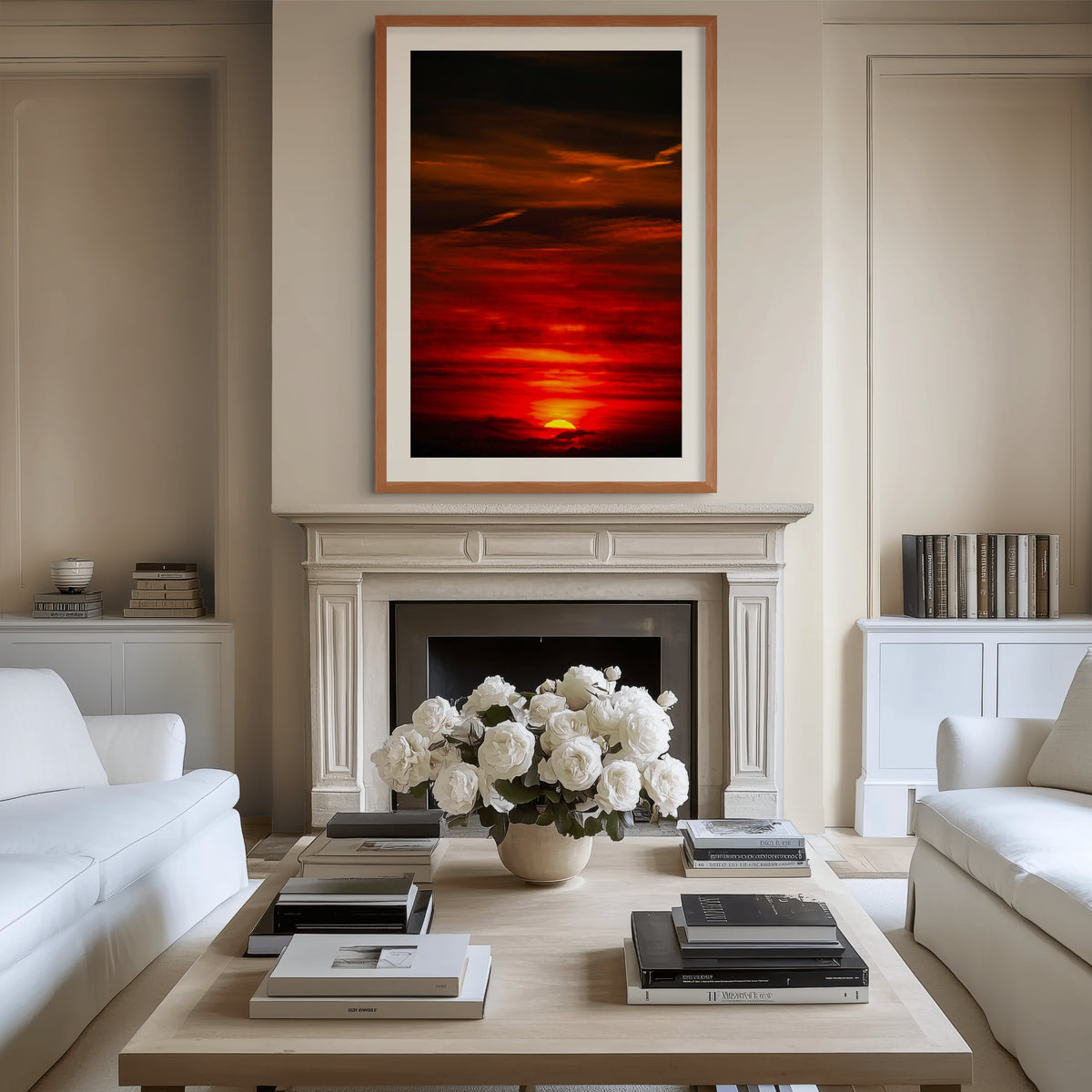 Cielo y Paisaje - Lienzo premium 430g (calidad de galeria)
