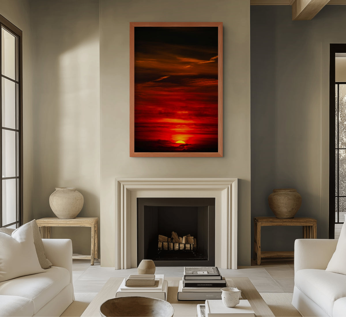 Cielo y Paisaje - Lienzo premium 430g (calidad de galeria)