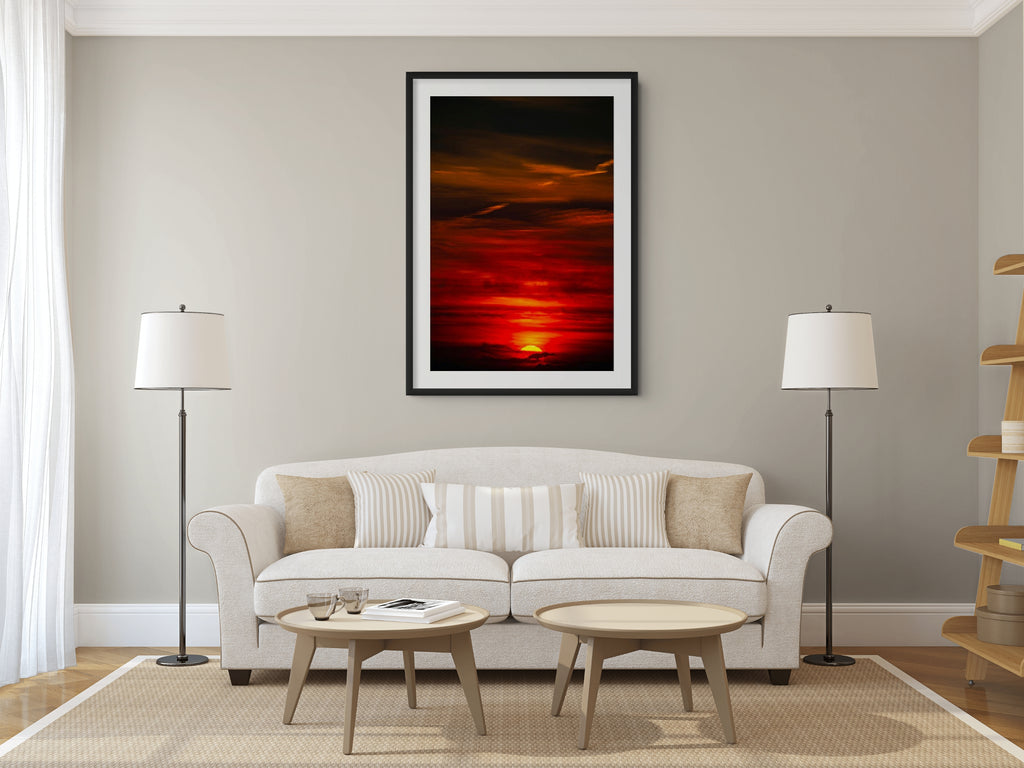 Cielo y Paisaje - Lienzo premium 430g (calidad de galeria)