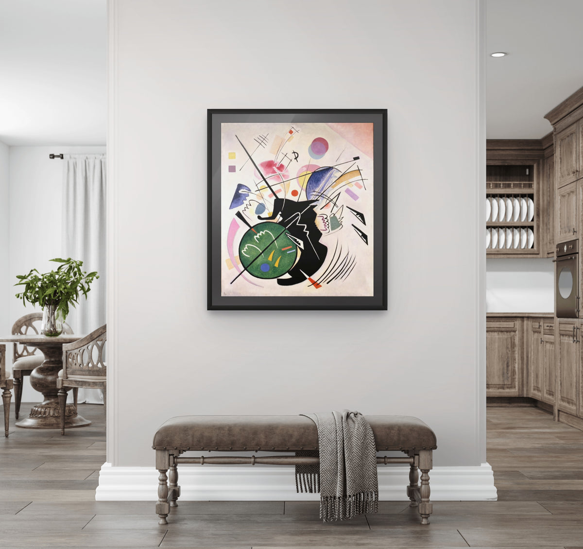Black Form - Wassily Kandinsky - Premium canvas 430g (gallery quality)