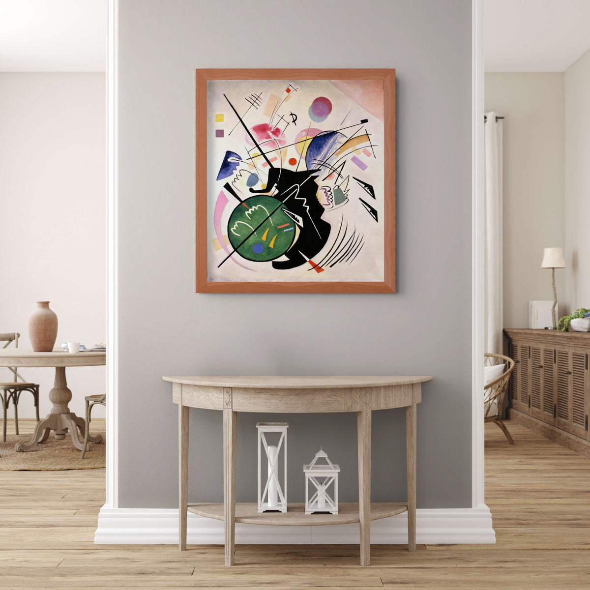 Black Form - Wassily Kandinsky - Premium canvas 430g (gallery quality)