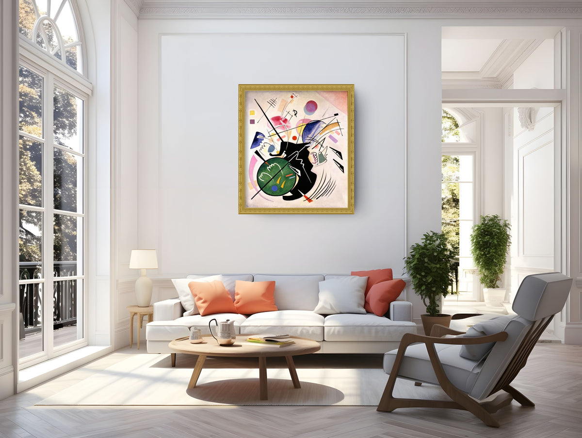 Black Form - Wassily Kandinsky - Premium canvas 430g (gallery quality)