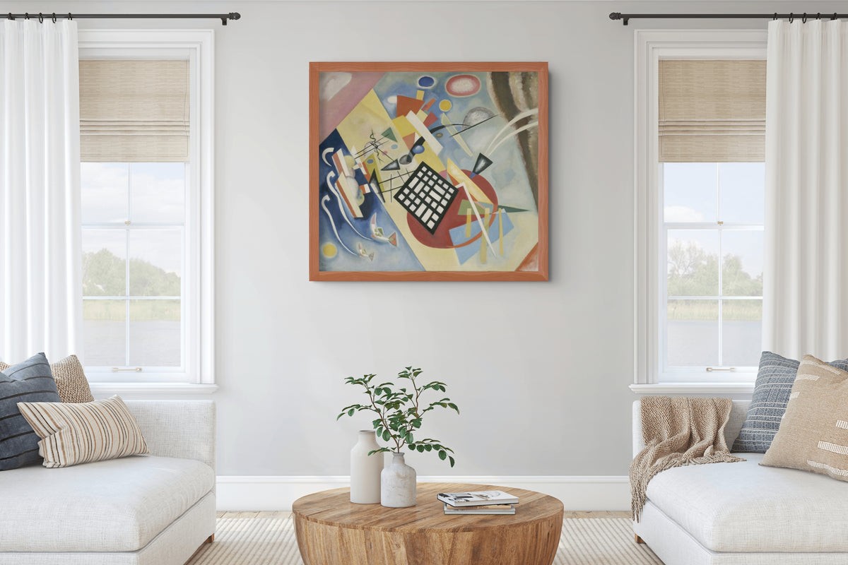 Cuadricula negra - Wassily Kandinsky - Lienzo premium 430g (calidad de galeria)