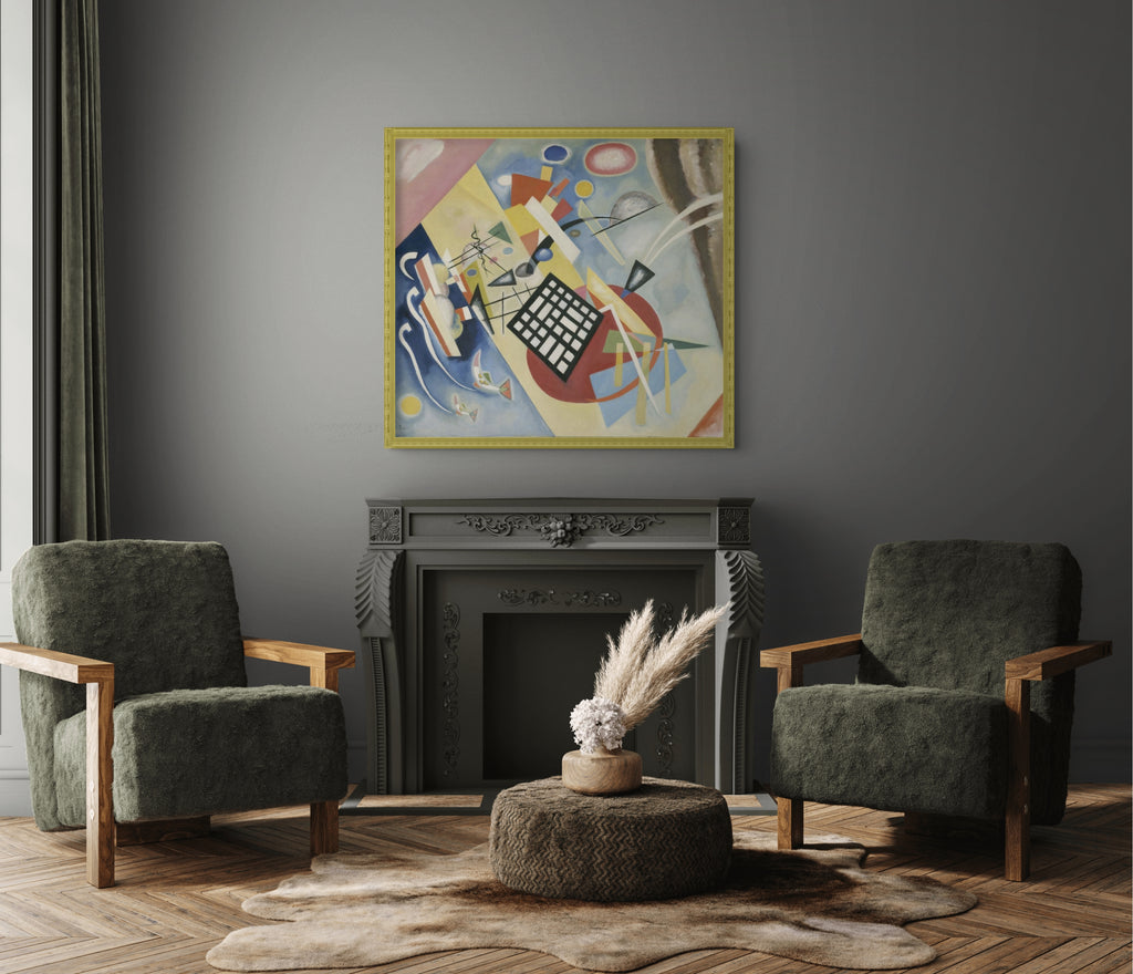 Grille noire - Vassily Kandinsky - Toile premium 430g (qualité galerie)