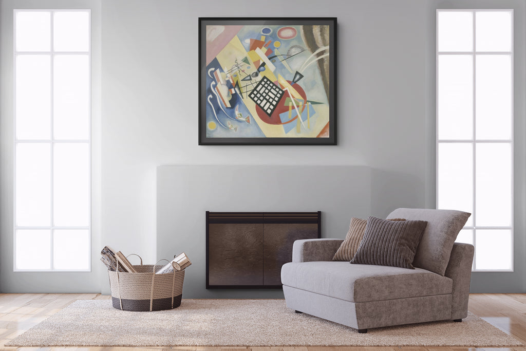 Grille noire - Vassily Kandinsky - Toile premium 430g (qualité galerie)