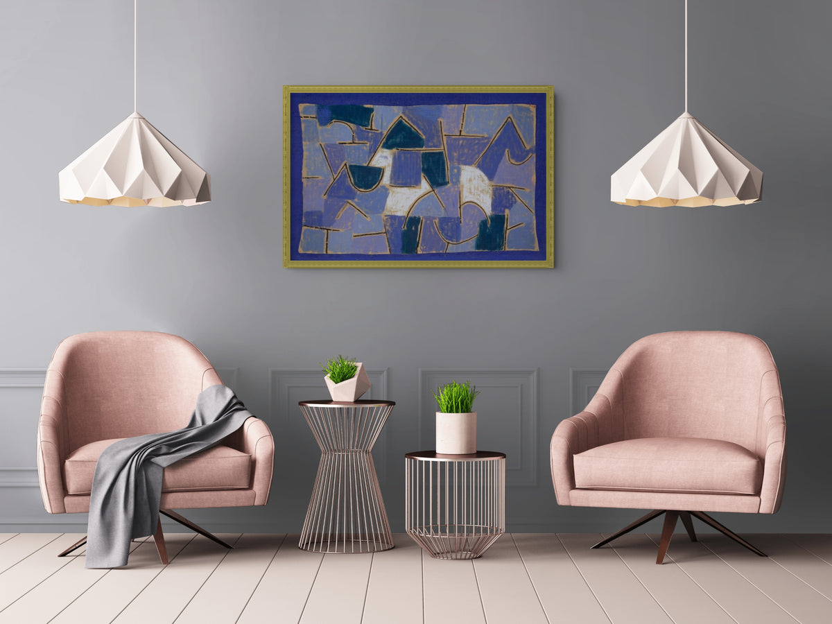 Noche Azul - Paul Klee - Lienzo premium 430g (calidad de galeria)