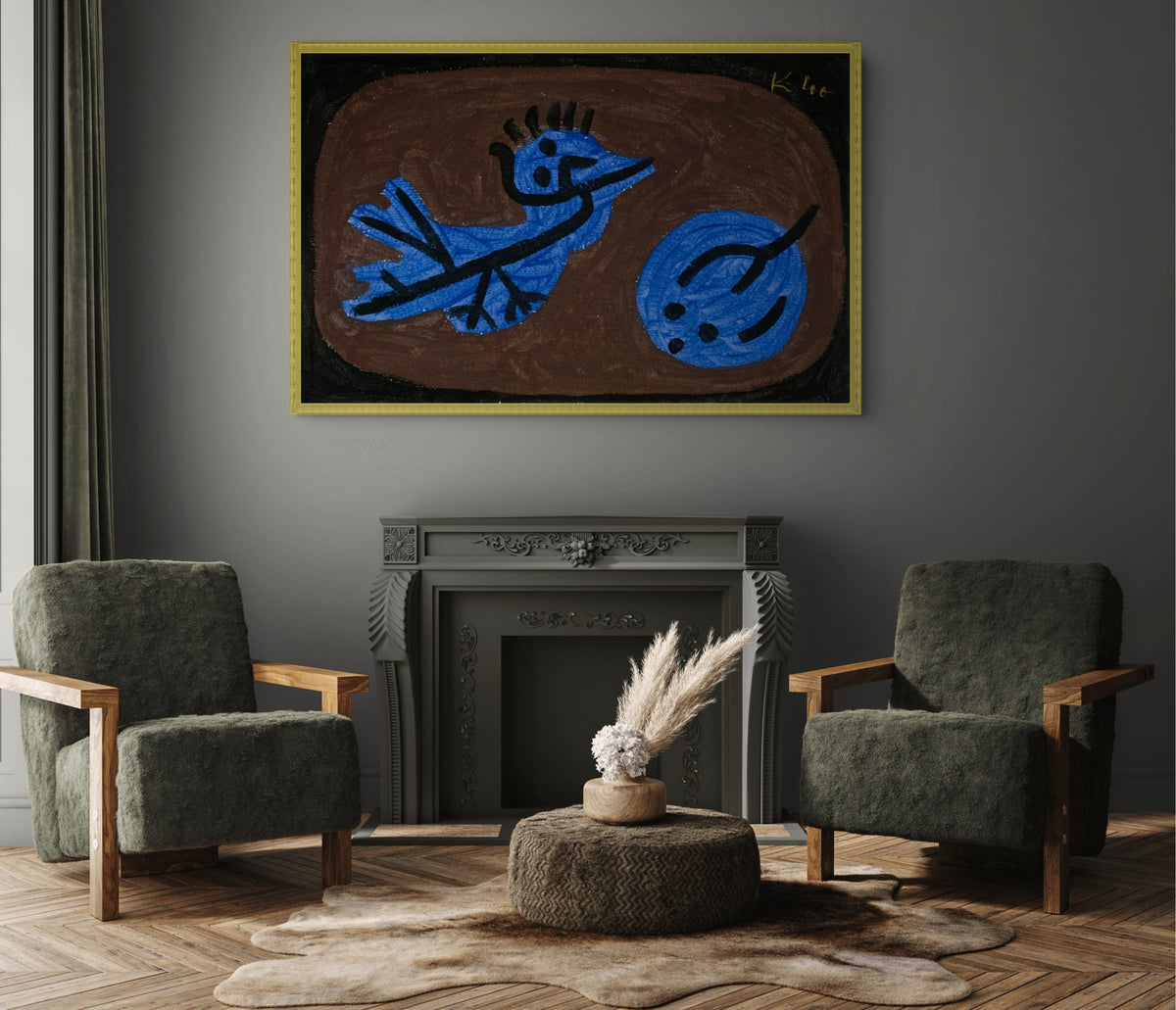 Angel applicant - Paul Klee - Premium canvas 430g (gallery quality)