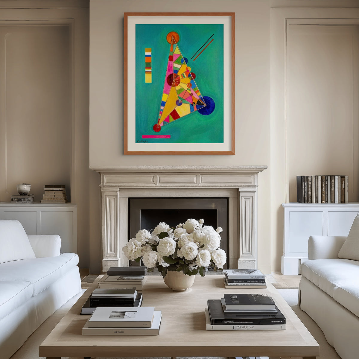 Couple on Horseback - Wassily Kandinsky - Premium 430g canvas (gallery quality)