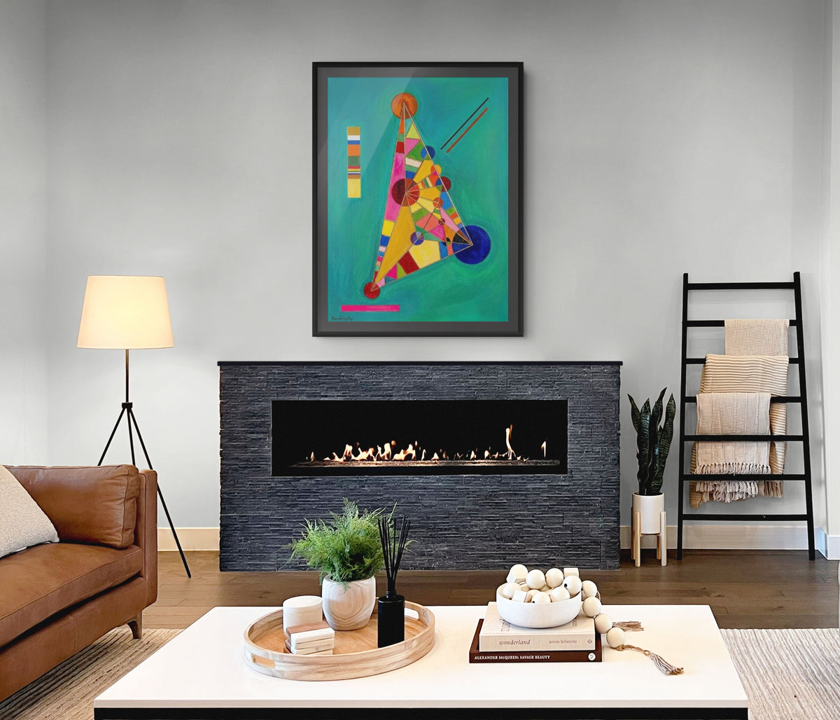 Couple on Horseback - Wassily Kandinsky - Premium 430g canvas (gallery quality)