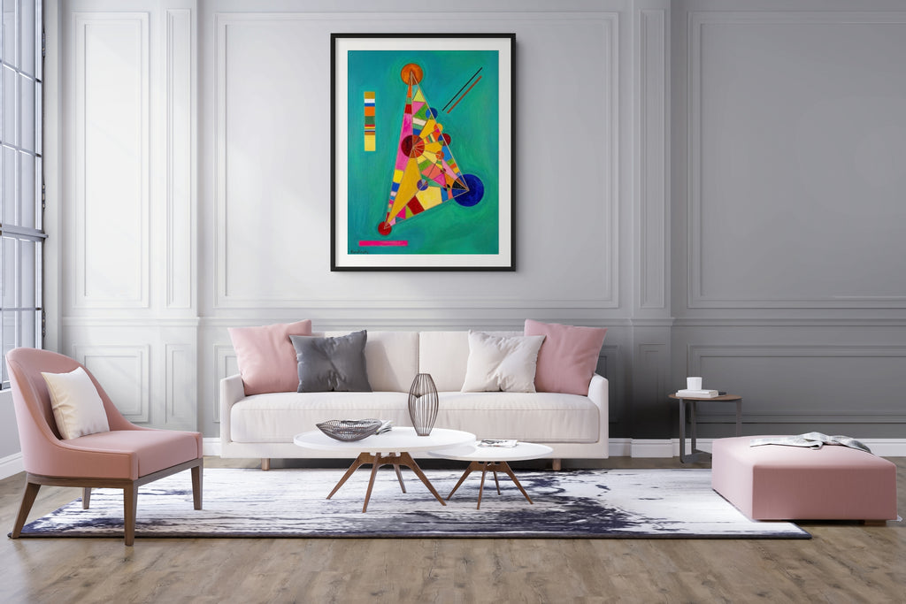 Couple on Horseback - Wassily Kandinsky - Premium 430g canvas (gallery quality)