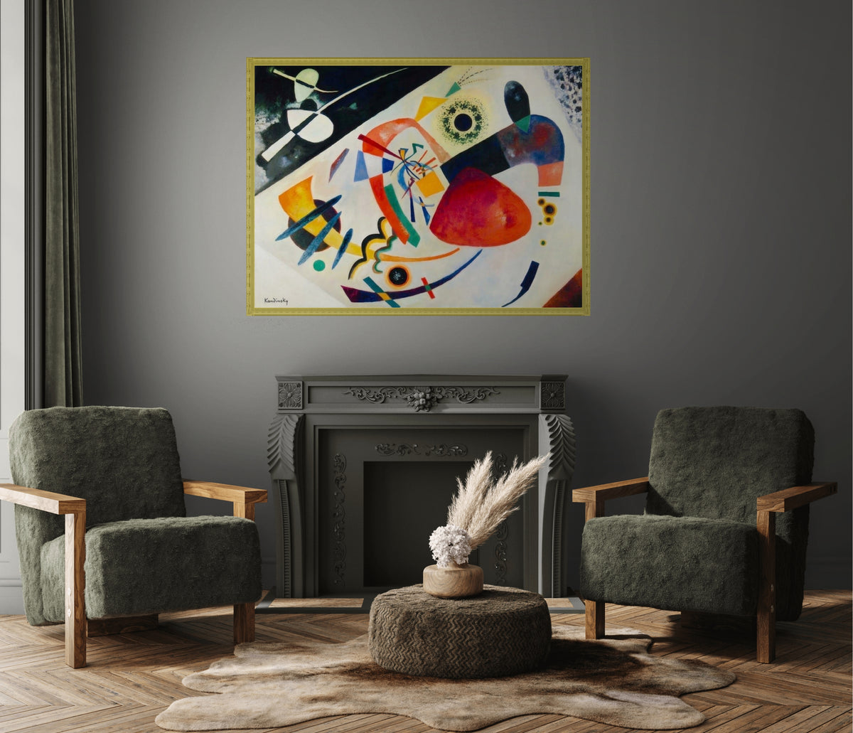 Couple à cheval - Vassily Kandinsky - Toile premium 430g (qualité galerie)
