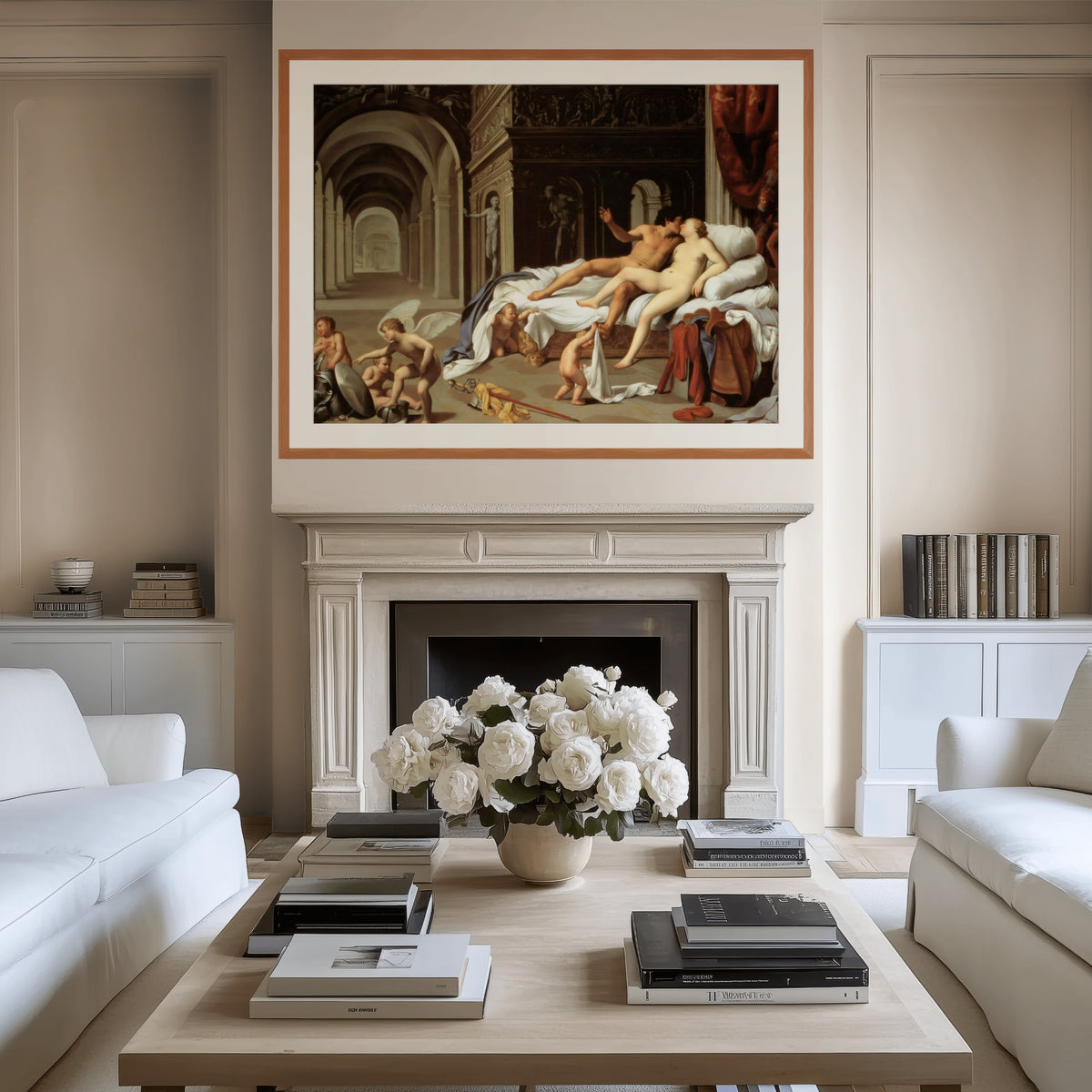 Venus y Marte - Carlo Saraceni - Lienzo premium 430g (calidad de galeria)