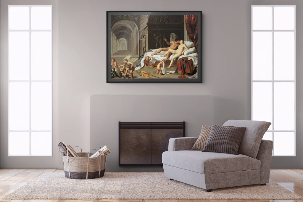 Venus y Marte - Carlo Saraceni - Lienzo premium 430g (calidad de galeria)