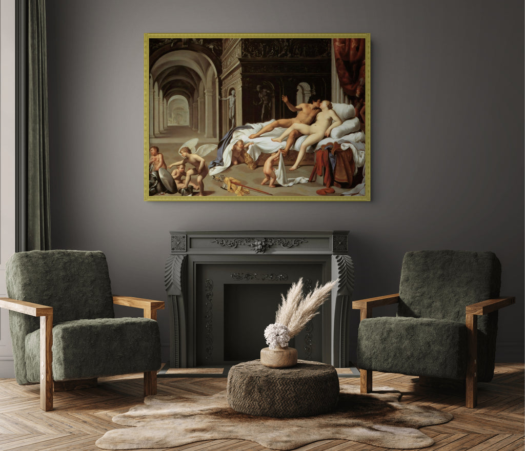 Venus y Marte - Carlo Saraceni - Lienzo premium 430g (calidad de galeria)