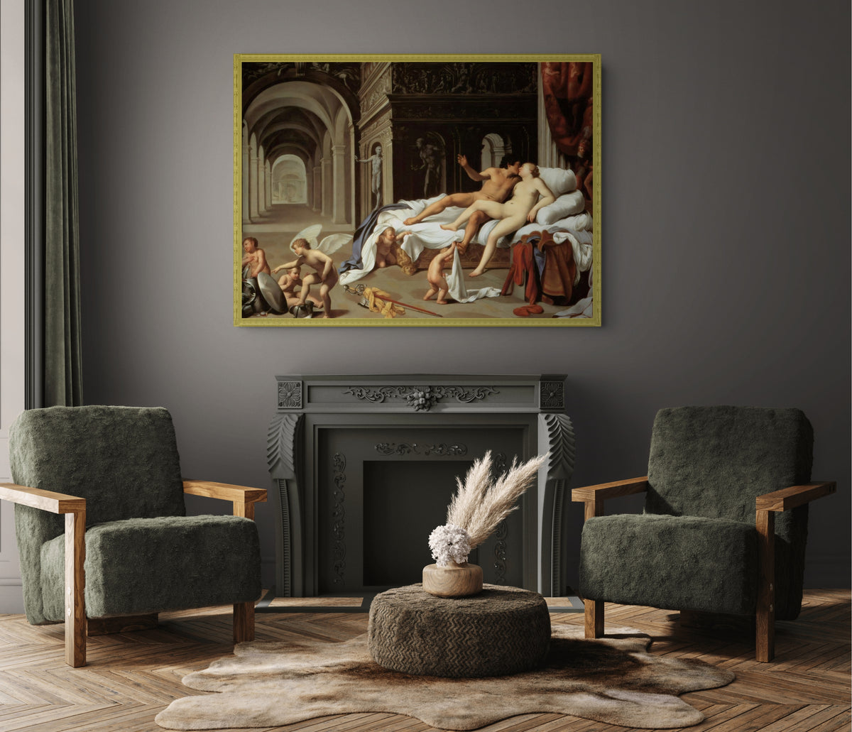 Venus y Marte - Carlo Saraceni - Lienzo premium 430g (calidad de galeria)