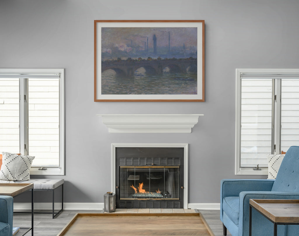 Pont de Waterloo - Claude Monet - Toile premium 430g (qualité galerie)