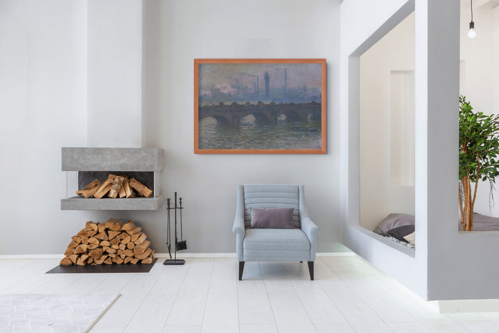 Pont de Waterloo - Claude Monet - Toile premium 430g (qualité galerie)