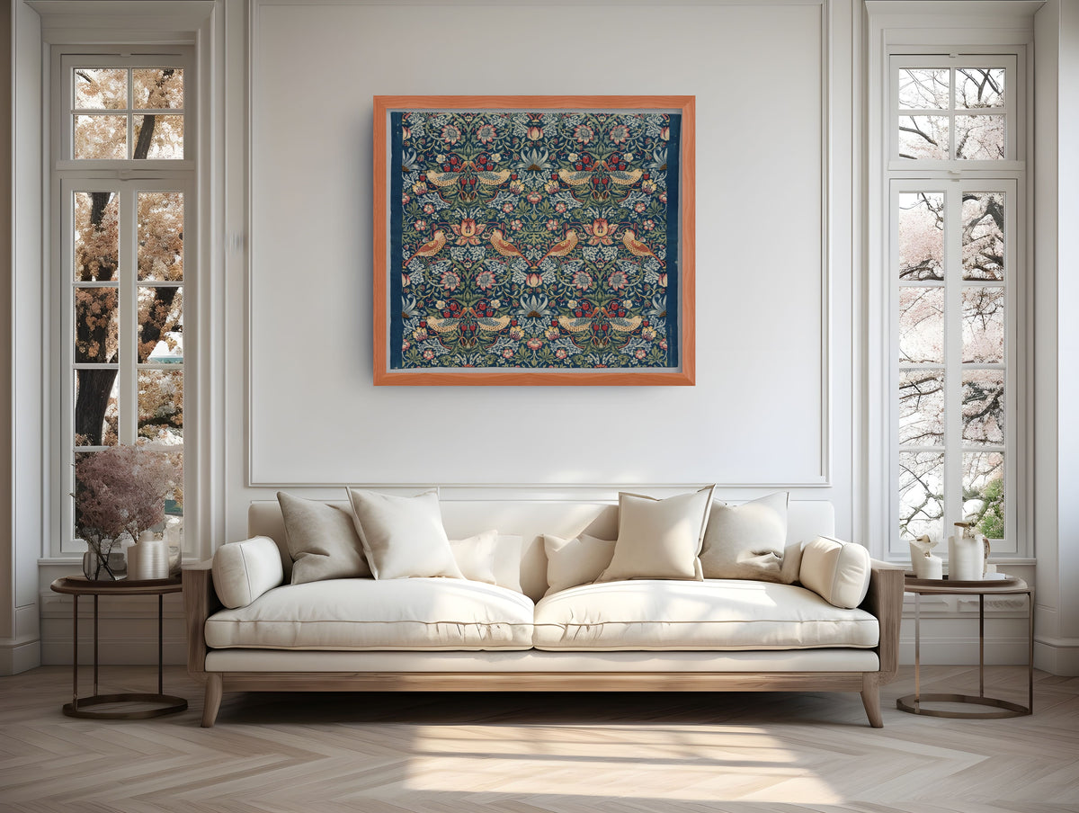 The Strawberry Thief - William Morris - Premium Canvas 430g (gallery quality)
