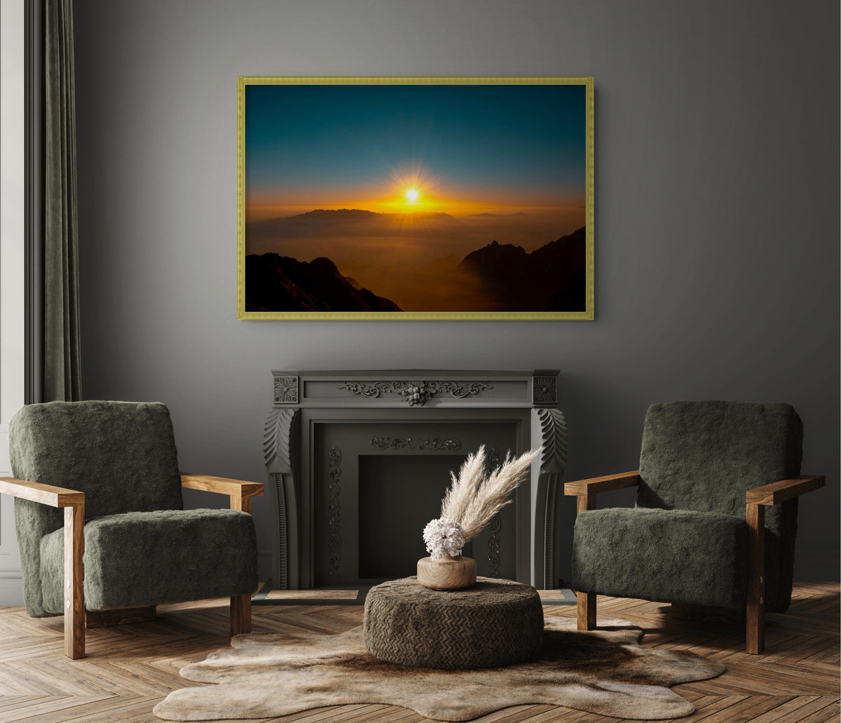 Cielo y Paisaje - Lienzo premium 430g (calidad de galeria)