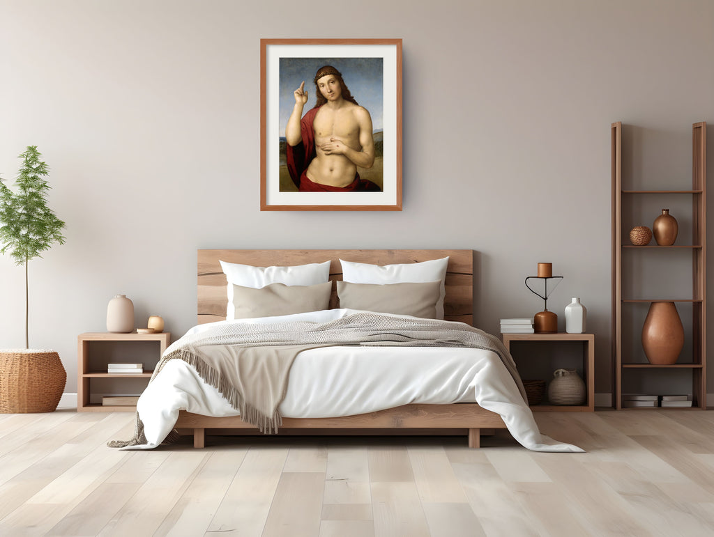 Christ Blessing - Raphael Sanzio - 430g Premium Canvas (gallery quality)