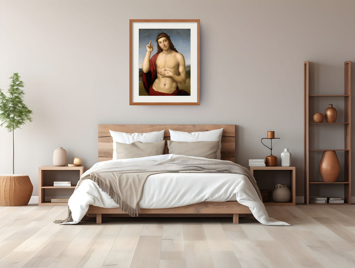 Christ Blessing - Raphael Sanzio - 430g Premium Canvas (gallery quality)