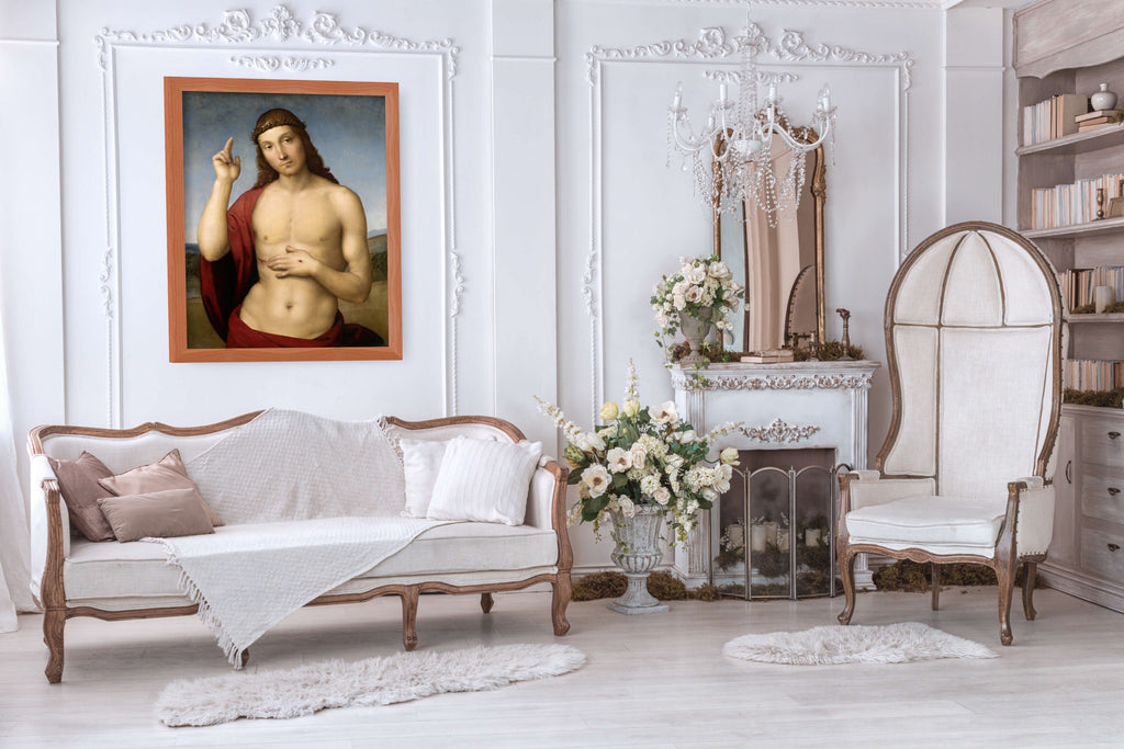 Christ Blessing - Raphael Sanzio - 430g Premium Canvas (gallery quality)