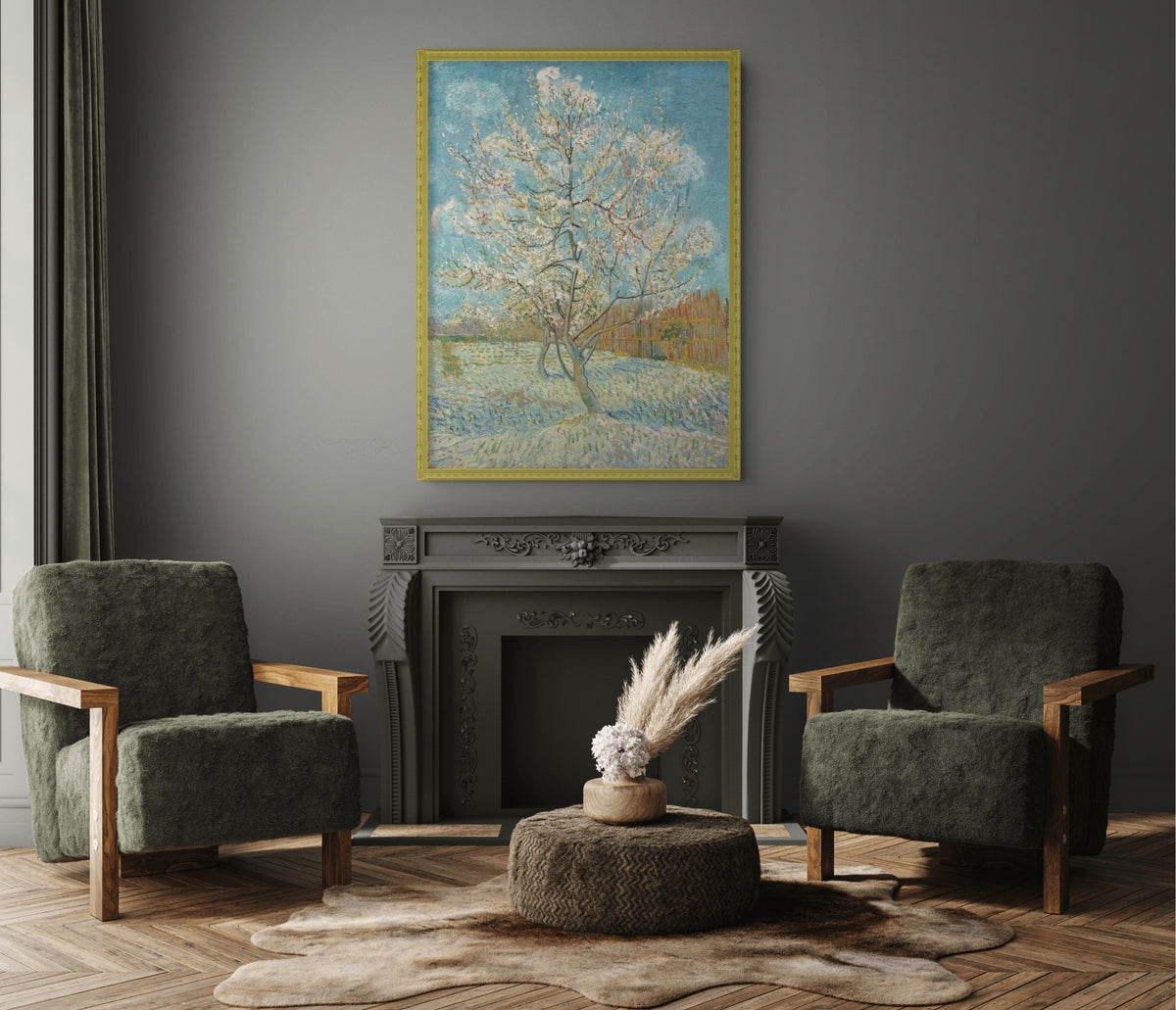 The Starry Night - Vincent Van Gogh - Premium 430g canvas (gallery quality)