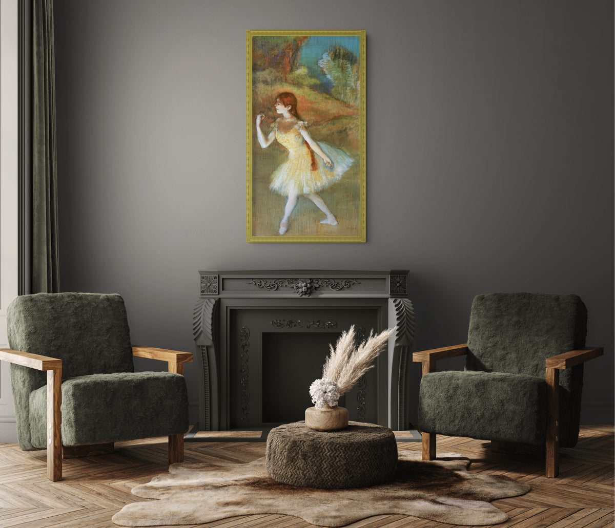 The Ballet Class - Edgar Degas - Premium Canvas 430g (gallery quality)