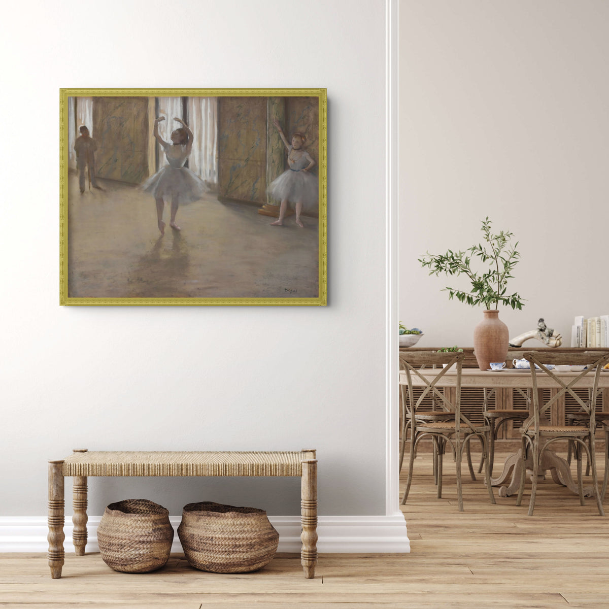 La Classe de Danse - Edgar Degas - Toile premium 430g (qualité galerie)