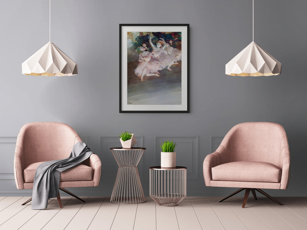Trois danseuses - Edgar Degas - Toile premium 430g (qualité galerie)