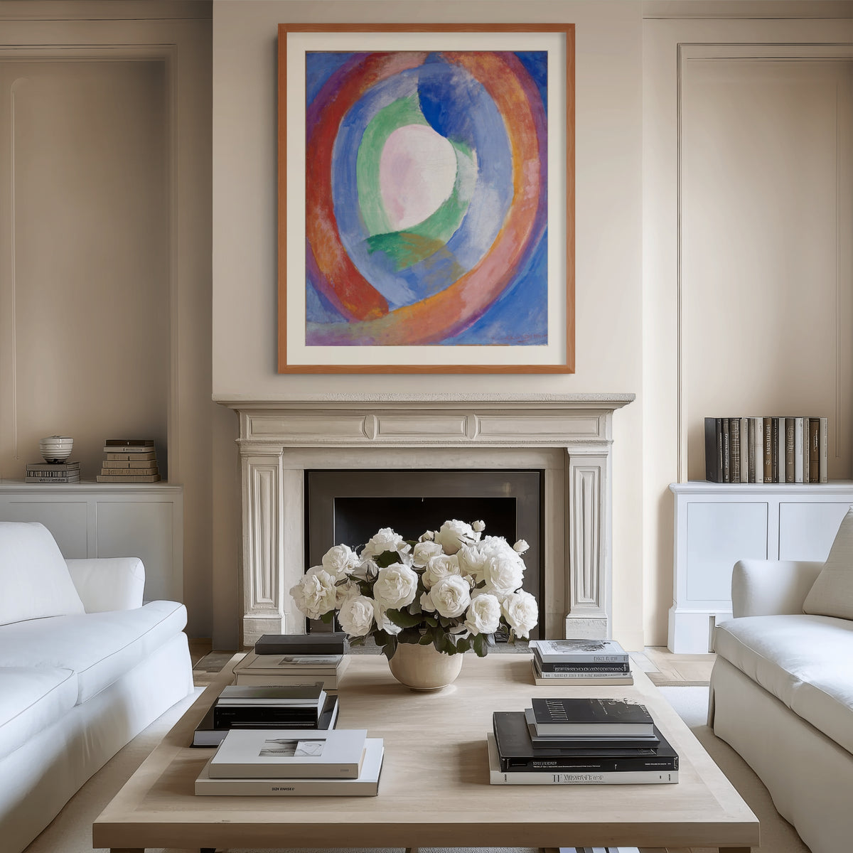 Simultaneous Windows - Robert Delaunay - Premium 430g Canvas (gallery quality)