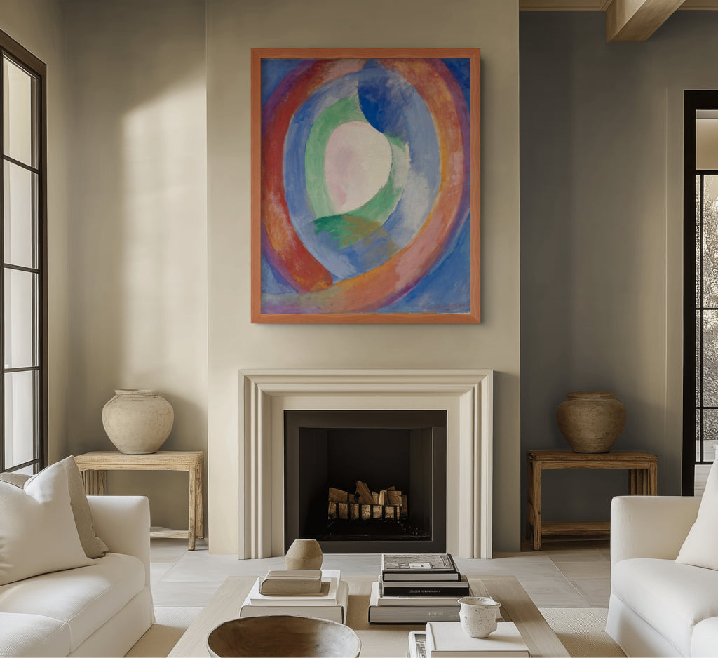 Fenêtres ouvertes simultanément - Robert Delaunay - Toile premium 430g (qualité galerie)